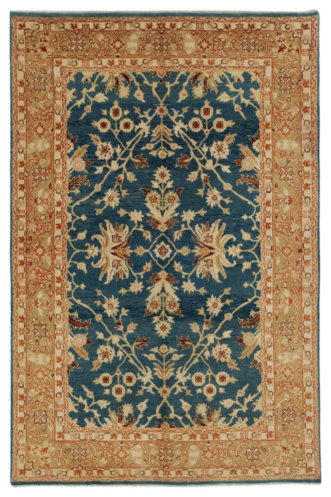 Rug N Carpet - Hand-Knotted Oriental 4' 0" x 6' 1" Soft Oushak Area Rug