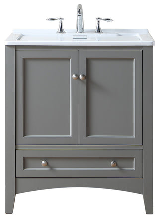 30" Gray Laundry Utility Sink
