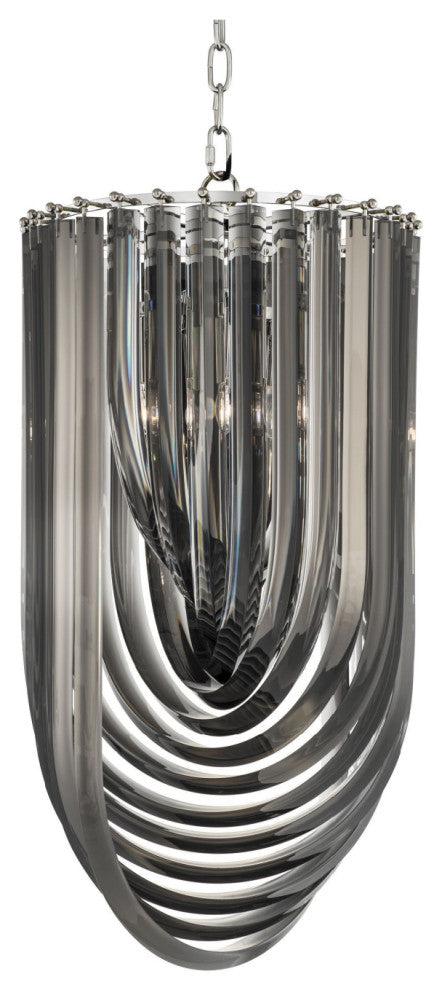 Smoke Lucite Loop Chandelier | Eichholtz Murano