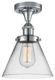 INNOVATIONS LIGHTING 916-1C-PC-G42-LED Large Cone 1 Light Semi-Flush Mount
