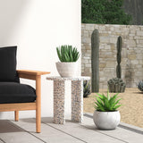 Siesta Outdoor Terrazzo Round Side Table