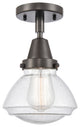 Innovations 447-1C-OB-G324 Olean 1 Light 6.75" Flush Mount, Oil Rubbed Bronze