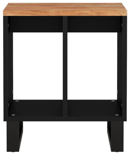 vidaXL Coffee Table Console Side End Table Solid Wood Acacia and Engineered Wood