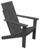 Cedar Modern Adirondack Chair, Charcoal Stain