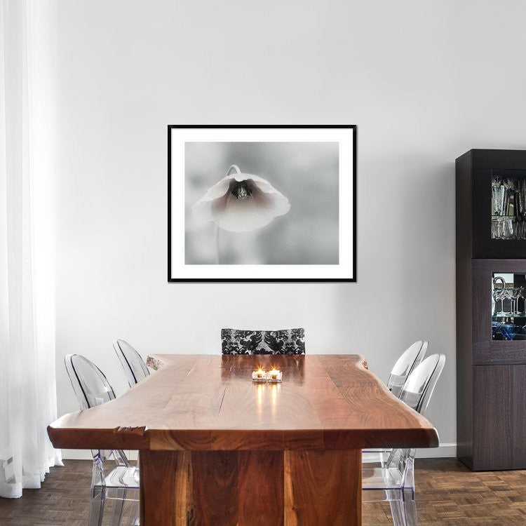 "Ephemeral Beauty" Framed Digital Print by Piet Flour, 44x36"