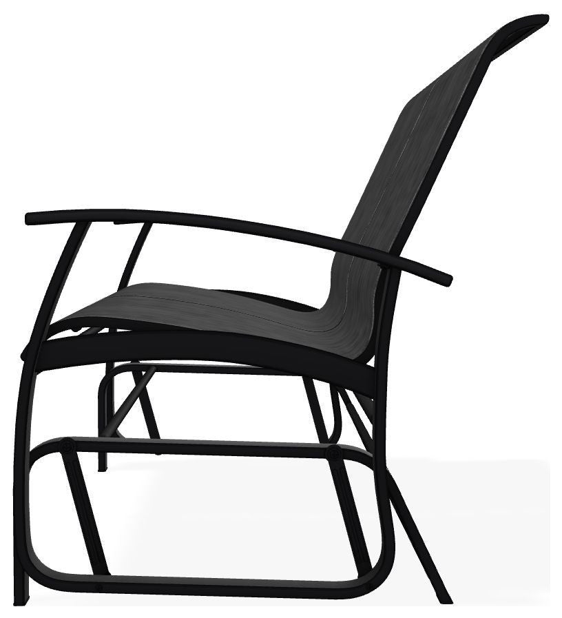 Belle Isle Sling 2-Seat Glider, Augustine Shadow/Black