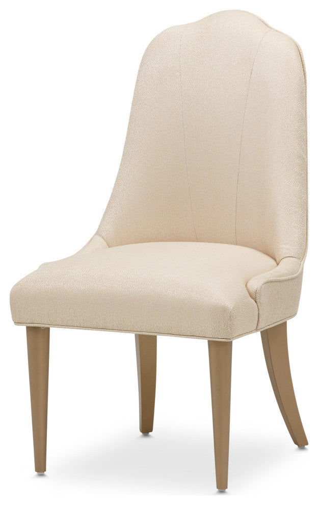 Malibu Crest Dining Side Chair, Set of 2 - Sahara/Burnished Gold