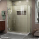 Unidoor-x 47.5"x30.38" Shower Enclosure, Brushed Nickel