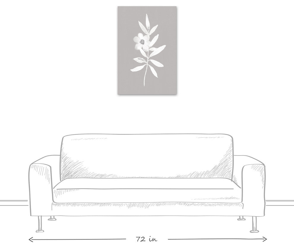 Soft White Flower 20 x 30 Canvas Wall Art