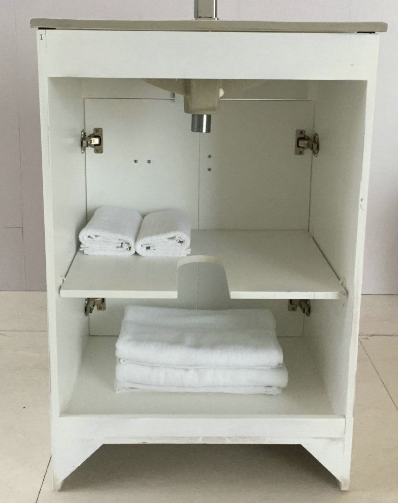Maxwell Single-Sink Vanity, 24", White
