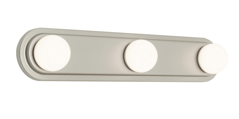 Hollywood 3-Light LED Vanity, Satin Nickel
