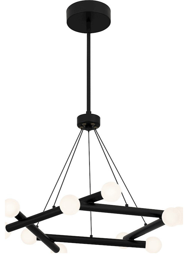 Quoizel PCCYP5023MBK LED Chandelier, Cyprus