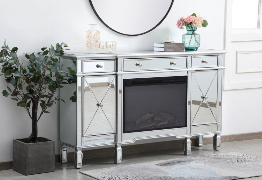 Elegant MF61060SC-F1 Contempo 60" Mirrored Credenza
