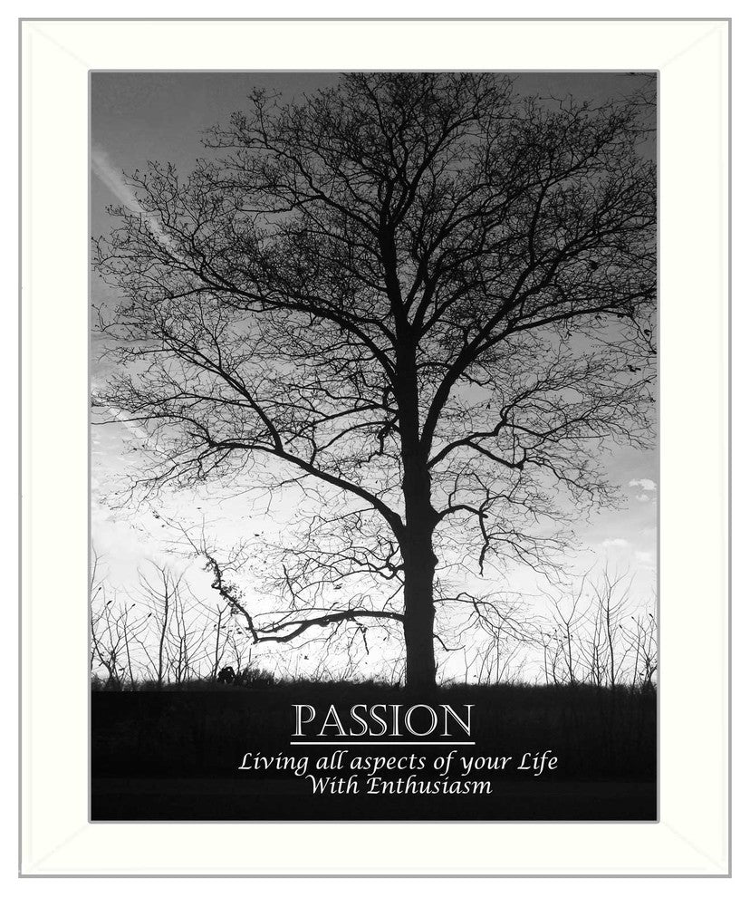"Passion" By Trendy Decor4U, Printed Wall Art, Ready To Hang, Black Frame