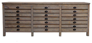 Salvaged Wood Printmaker's Sideboard