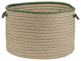 Colonial Mills Basket Boat House Olive Round