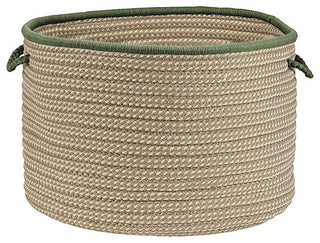 Colonial Mills Basket Boat House Olive Round