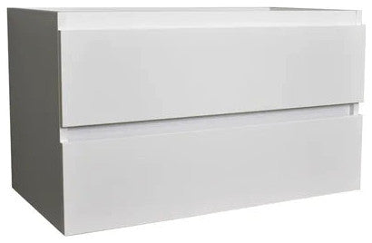 Salt 20Dx48" Floating Bathroom Vanity, Cabinet Only, Glossy White