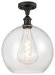Innovations 516-1C-OB-G124-12 1 Light Semi-Flush Mount, Oil Rubbed Bronze