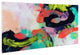 "Colorful" Abstract Wall Art Tempered Glass Contemporary Wall Art 72" x 36"