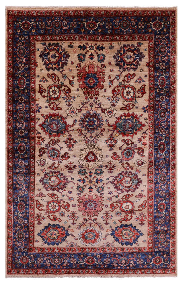 Handmade Persian Fine Serapi Rug 5' 11" X 9' 5" - Q12664