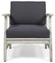 Abena Outdoor Acacia Wood Club Chair