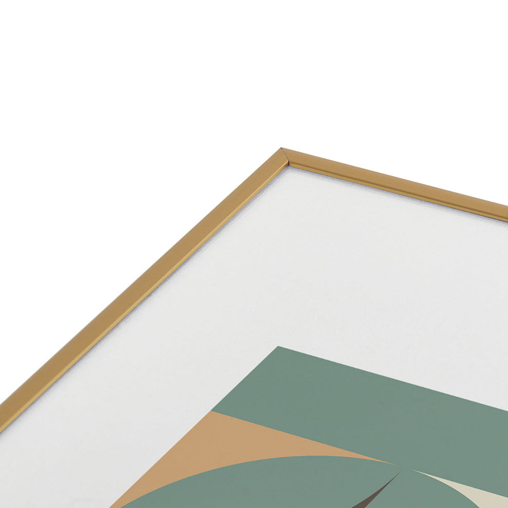 The Old Art Studio Mid Century 7C Metal Framed Art Print