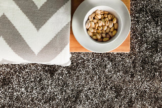 Blossom Contemporary Area Rug, Charcoal, 9'x13'