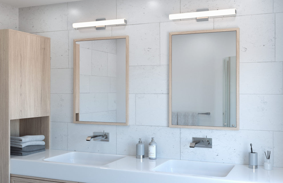 Sonneman 2431-FT Tubo Slim 24" LED Bath Bar - Satin Nickel