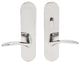 Crest Lever, Tubular Passage With Privacy Bolt, RH, Polished Stainless Steel