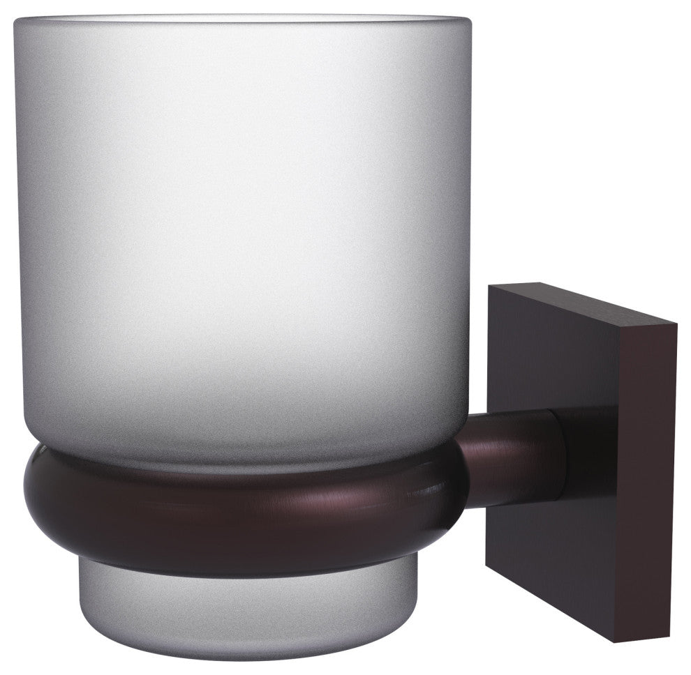 Montero Wall Mounted Tumbler Holder, Antique Bronze