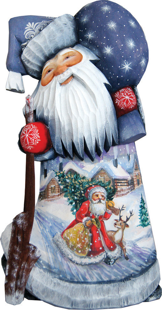 Along The Way, Woodcarved Figurine