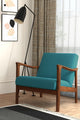 Zephyr Lounge Chair, Turquoise