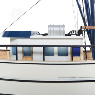 Shrimp Boat Wooden Handcrafted boat model