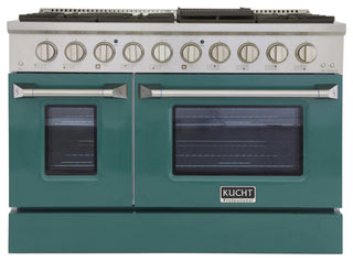 KUCHT Professional 48" 6.7 cu. ft. Range, Green, Natural Gas
