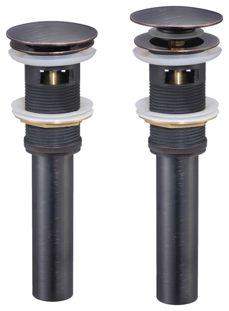 NP-U193911 ShallowRectangular Undermount Porcelain Sink w/ OverflowDrain Options, Oil Rubbed Bronze