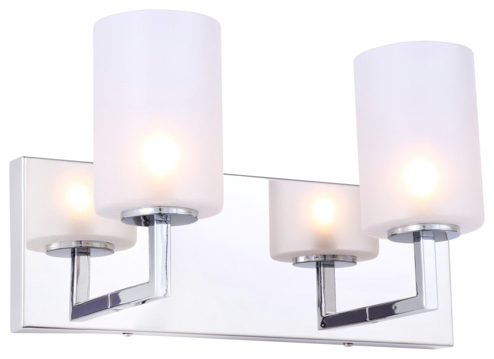Woodbridge Lighting Candice Wall, 2-Light, Opal Cylinder Glass, Halogen G9