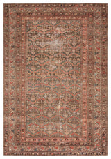 Label J Arjoel GAR08 Oriental Red Area Rug, 7'6"x9'6"