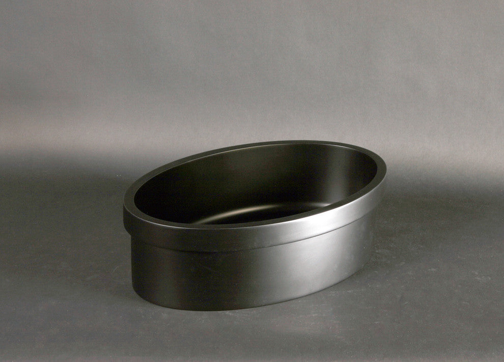 Vetro Vessel Sink, Black