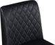 Bryce Faux Leather Upholstered Dining Chair, Set of 2, Black