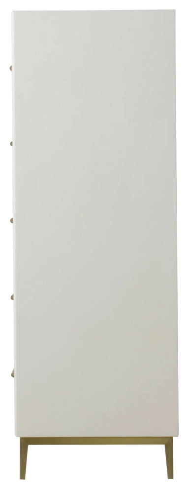 Sonder Living Alice Chest | Emboss Faux Shagreen
