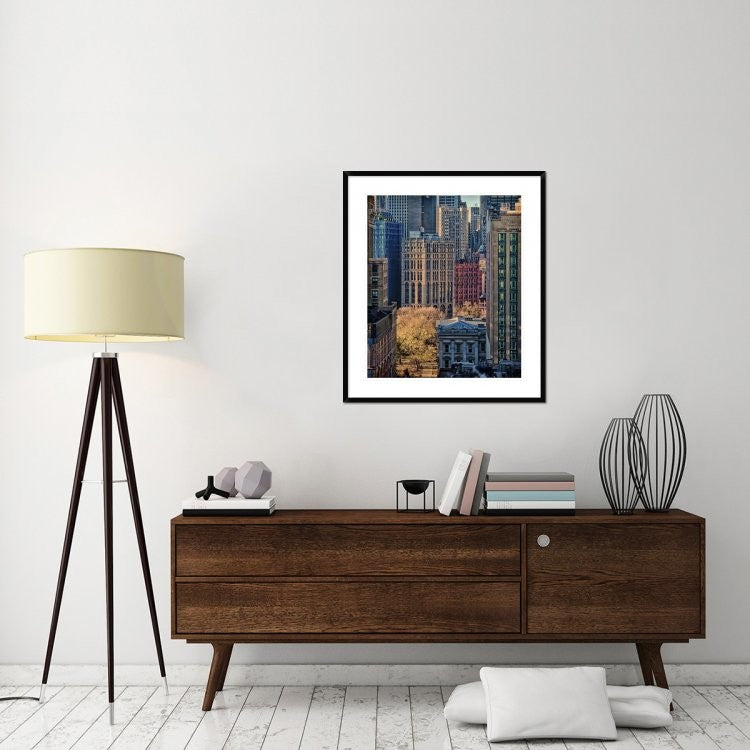 "City Life" Framed Digital Print by Liyun Yu, 33x38"