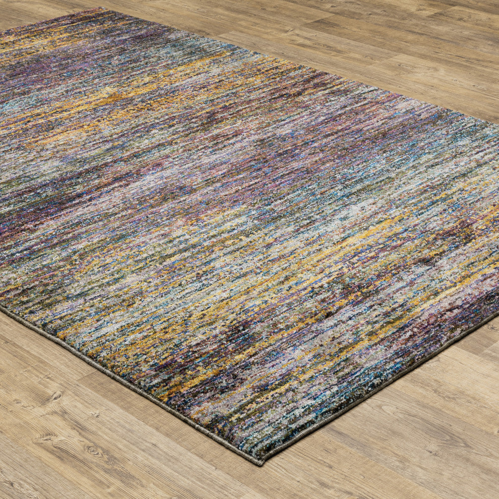 Oriental Weavers Atlas Collection Multi Abstract Indoor Area Rug 3'3"X5'2"