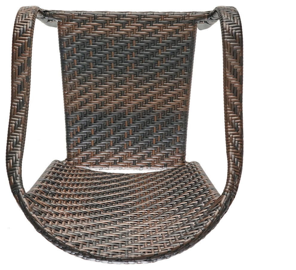 GDF Studio 7-Piece Livingston Outdoor Wicker Dining Set