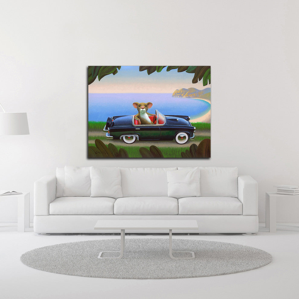 Mouster by Chris Miles, Print on Canvas, 32"x24"