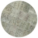 Rug N Carpet - Hand-Knotted Turkish 5' 11" x 5' 11" Vintage Round Patchwork Rug