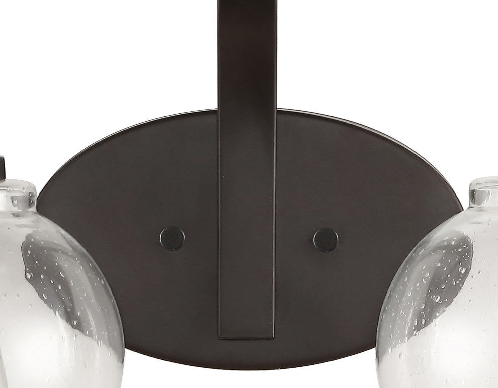 Sandrine Iron LED Vanity Light, Oil Rubbed Bronze, 4 Bulb
