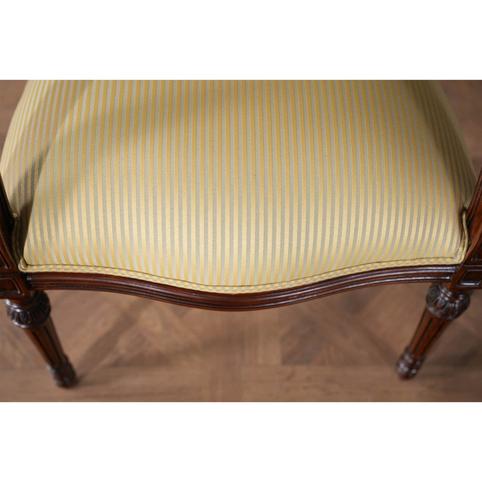 Round Back Mahogany Chair
