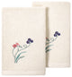 Linum Home Textiles 100% Turkish Cotton STELLA 2PC Emb Fingertip Towel Set