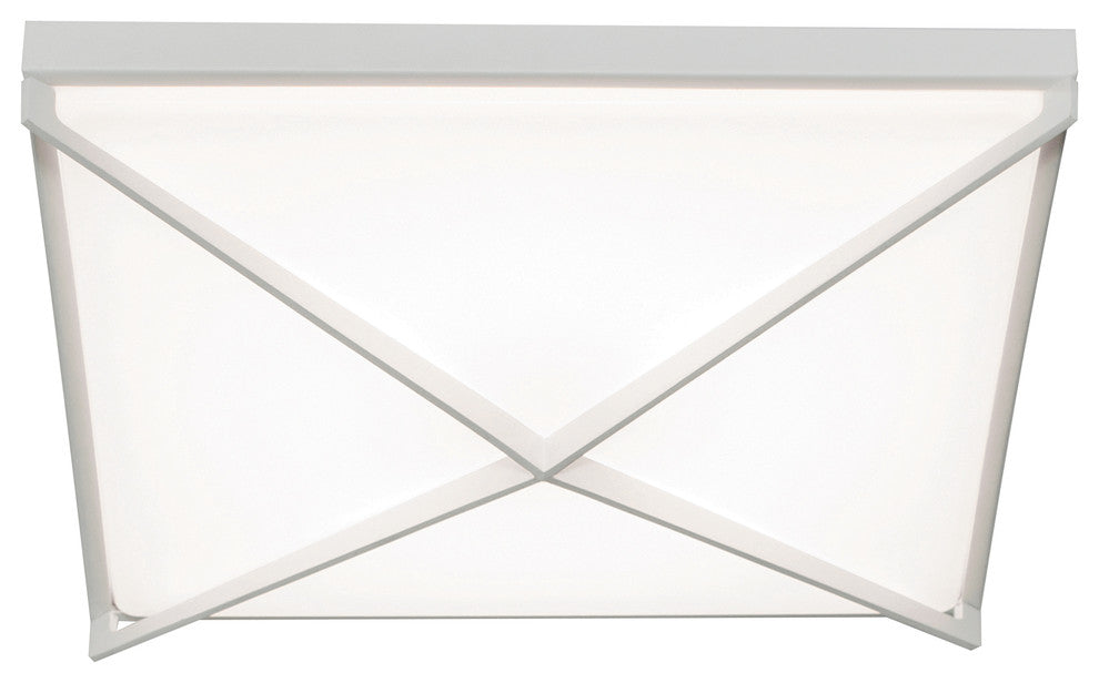 Pearson LED Flush Mount, White, 12"